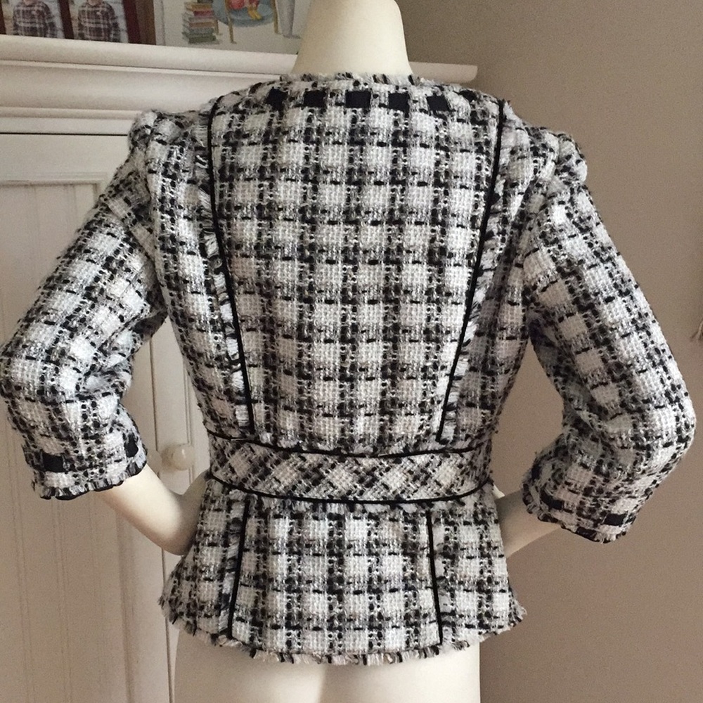 Anthropologie Elevenses Snapshot Tweed Jacket - Picture 5 of 10